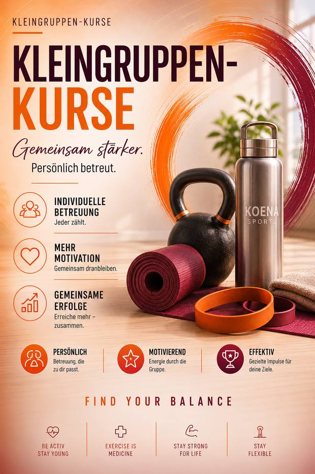 KOENA SPORTS Kleingruppen-Kurse