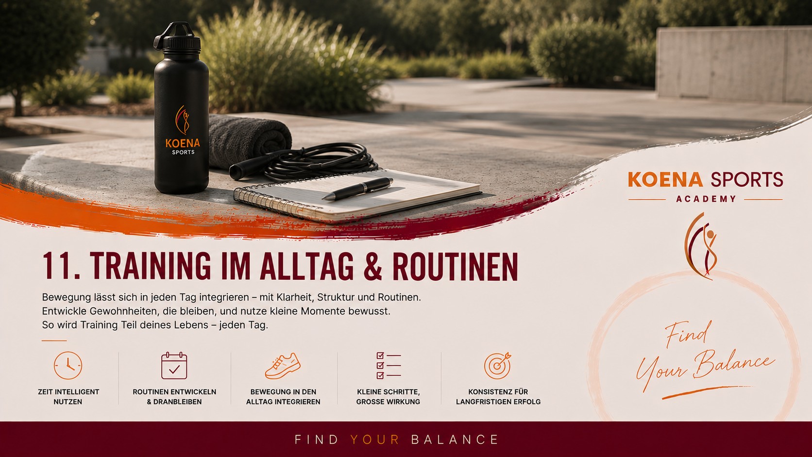 Training im Alltag & Routinen